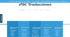 Desktop Screenshot of abctraducciones.com